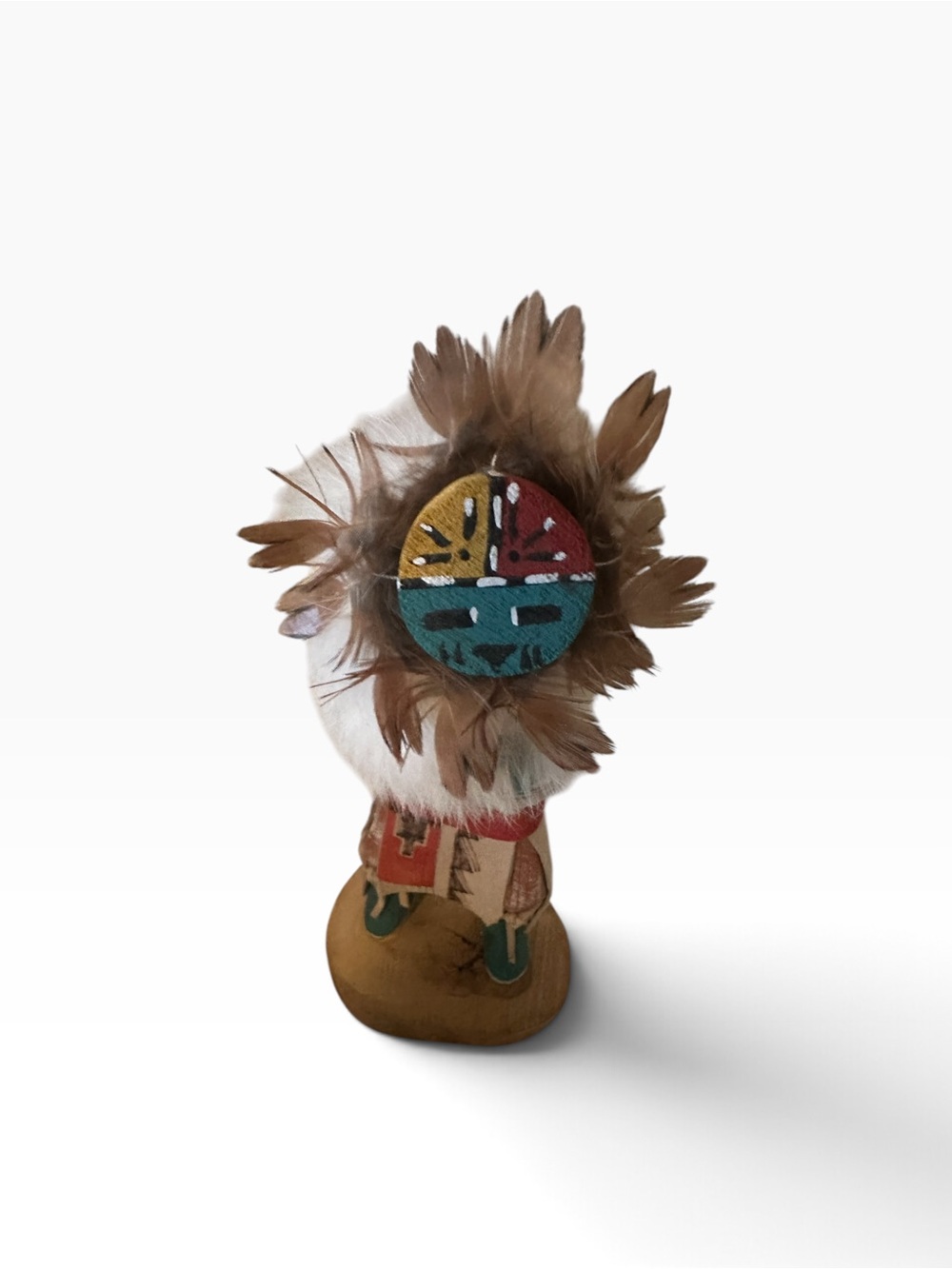Sunface Kachina Doll Signed JJ